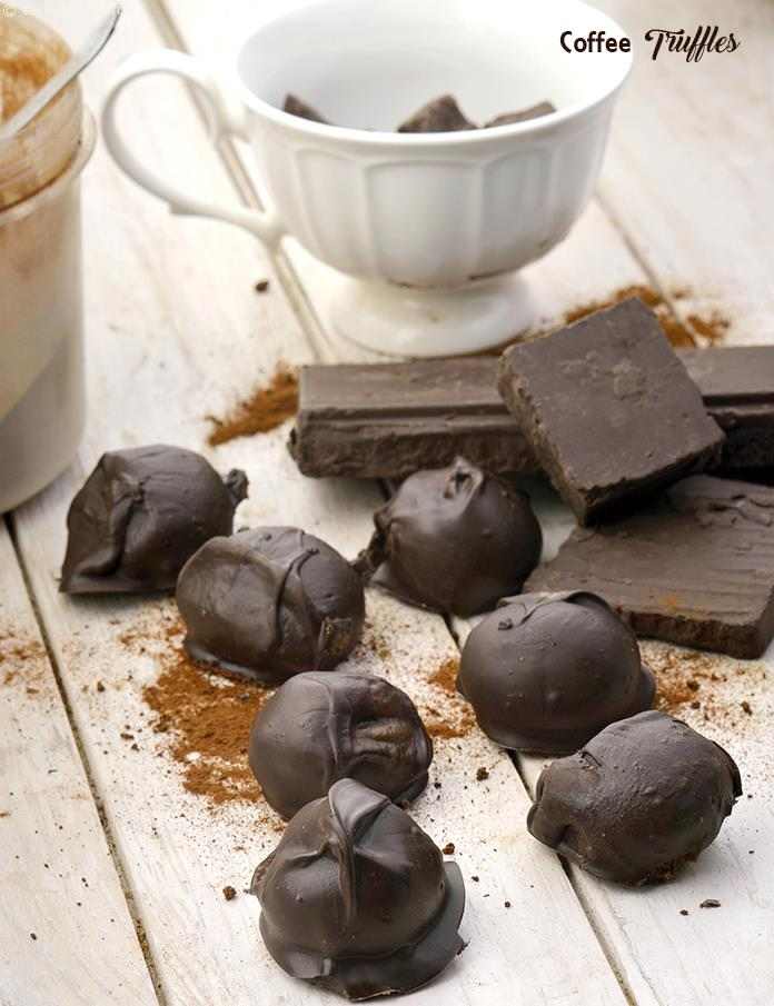 Coffee Truffles, Coffee Chocolate Truffles recipe, Chocolate Recipes