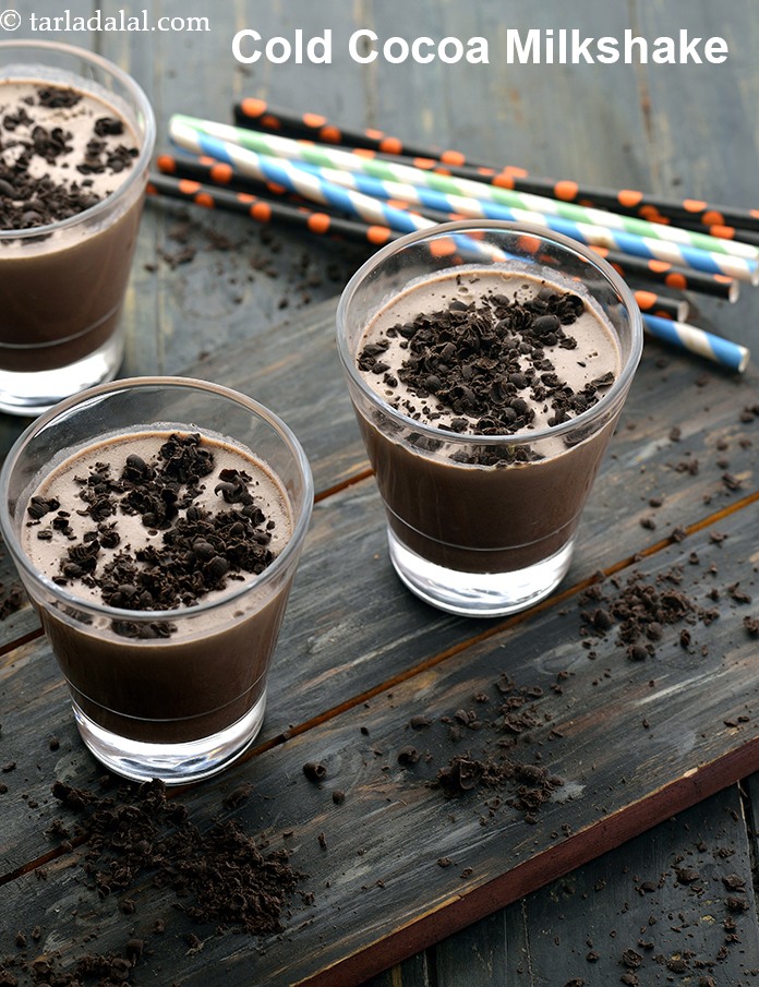 cold cocoa milkshake | cocoa chocolate milkshake | cocoa smoothie |