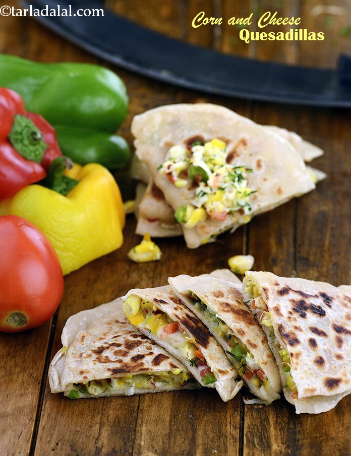 Mexican Corn and Cheese Quesadillas recipe
