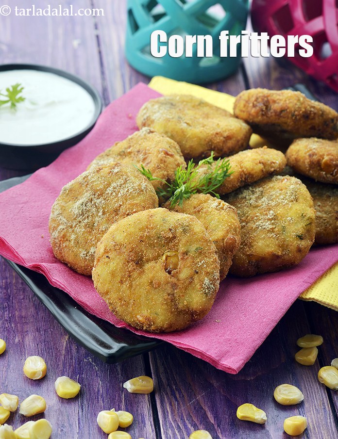 corn fritters recipe | veg crispy corn cutlet | easy Indian fried corn fritters |