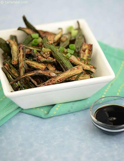 Crispy Okra, Bhindi Fry Recipe, Okra Fry
