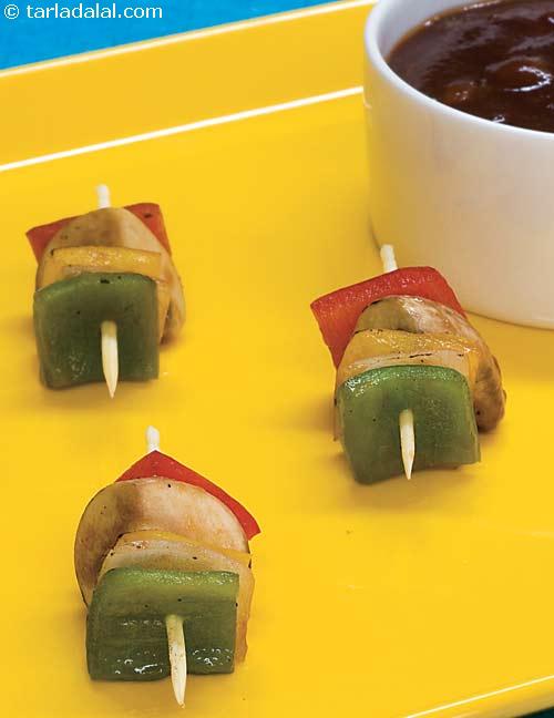 Crispy Vegetables In Barbeque  ( Healthy Starter Recipe )