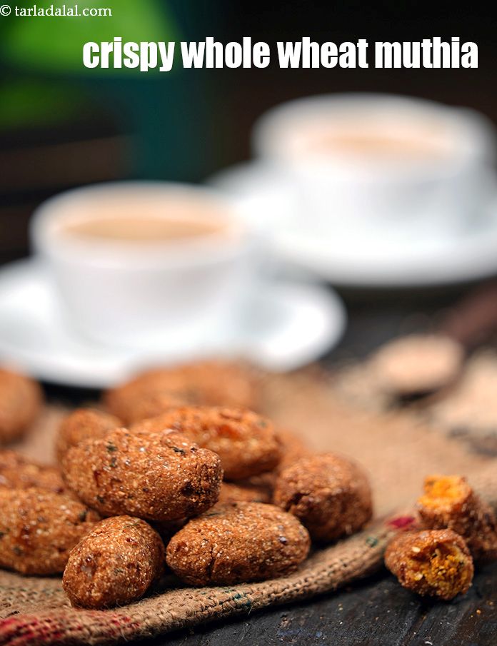 crispy whole wheat muthia recipe | fried Gujarati muthia | Indian jar snack |