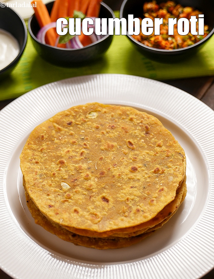 cucumber roti recipe | healthy cucumber thepla | kakdi roti for diabetes and kidney patients |