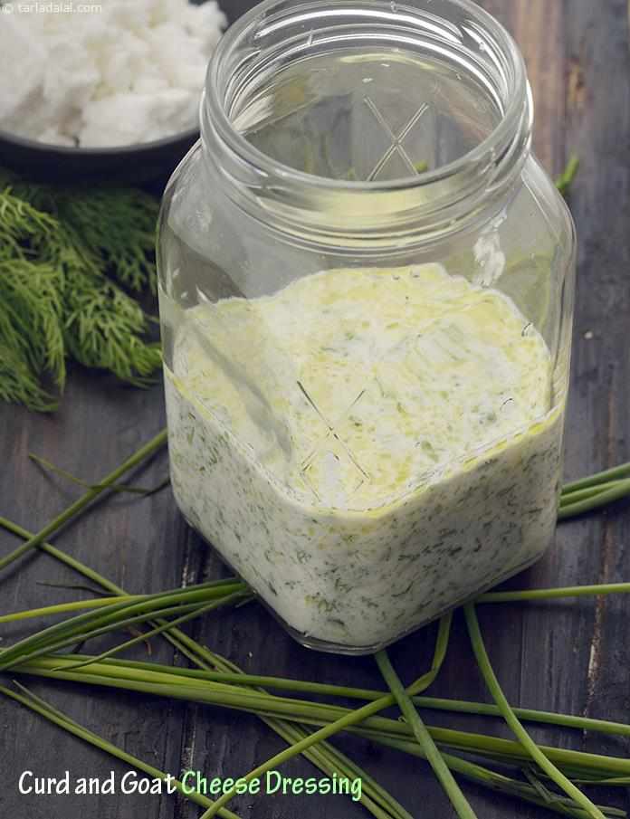 Curd and Goat Cheese Dressing recipe