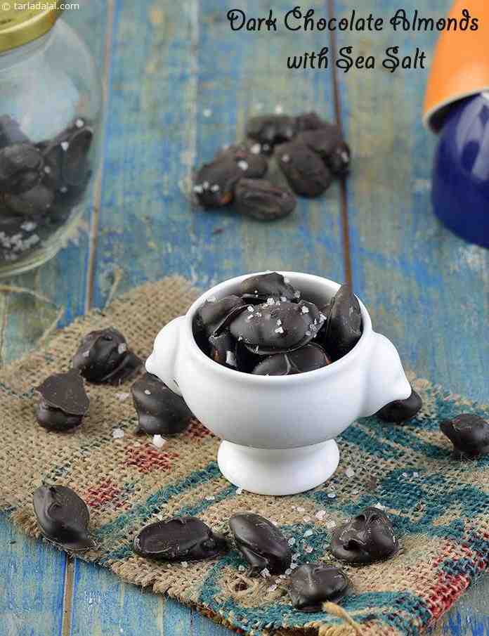 Dark Chocolate Almonds with Sea Salt recipe