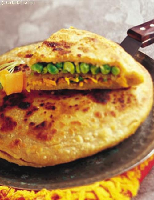 डबल डेकर पराठा रेसिपी, Double Decker Paratha Recipe In Hindi