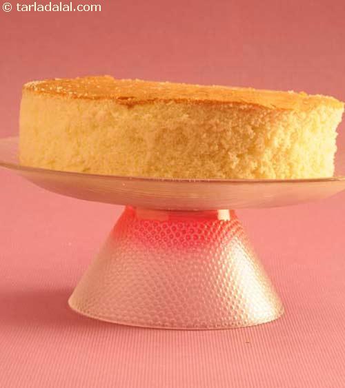 Fatless Sponge Cake recipe, Vegetarian Recipes