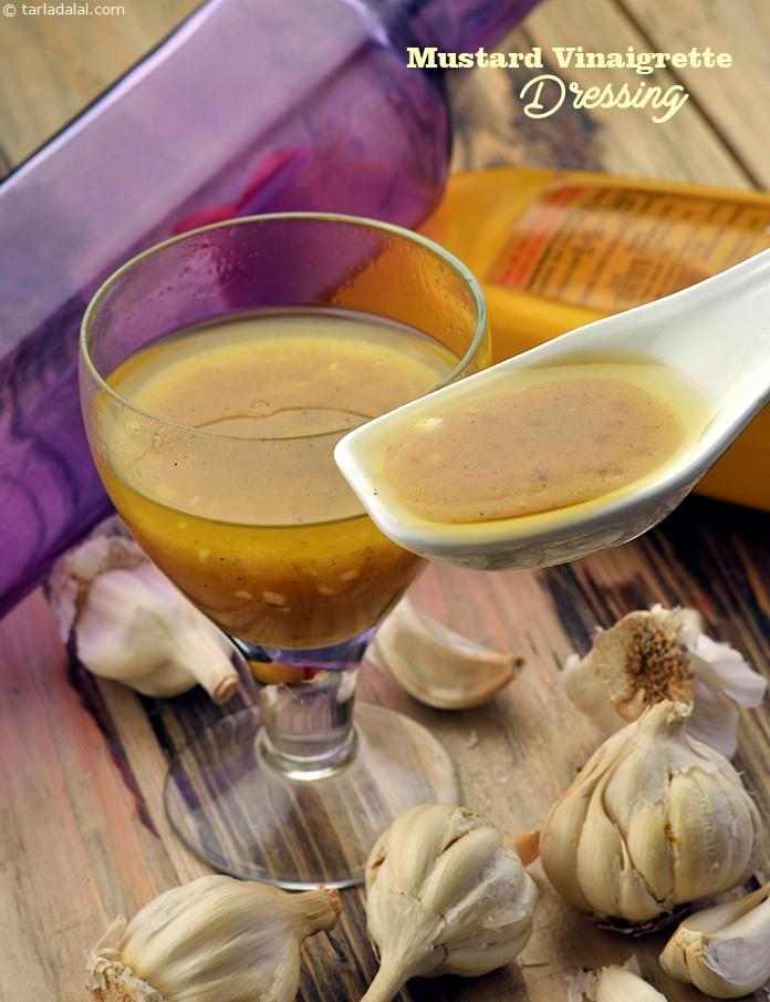 Mustard Vinaigrette Dressing recipe, Vegetarian Recipes
