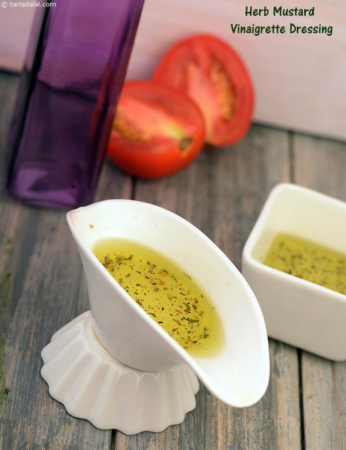 Herb Mustard Vinaigrette Dressing recipe, Healthy Recipes