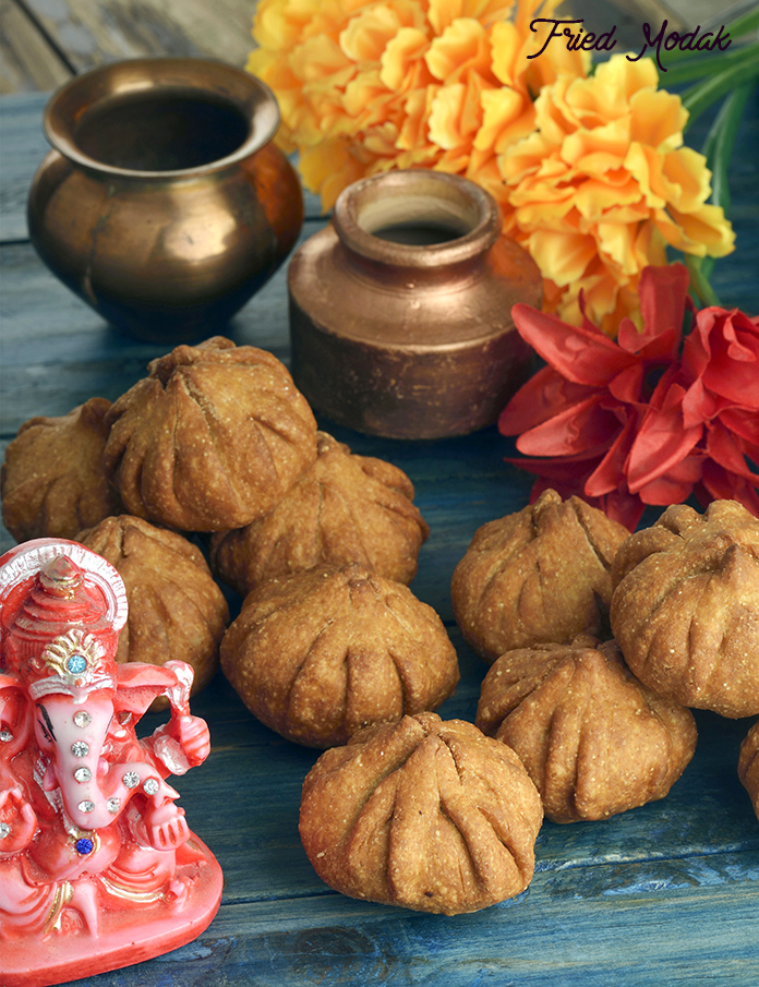 Fried Modak recipe, Ganesh Chathurti Easy Sweet