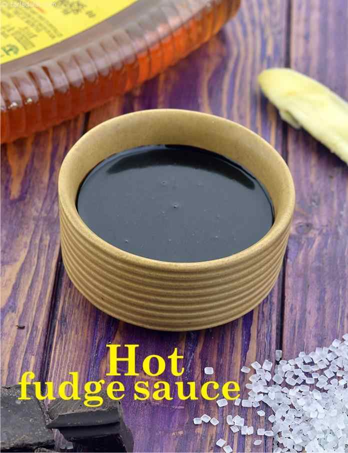 Hot Fudge Sauce recipe, Eggless Dessert Recipes