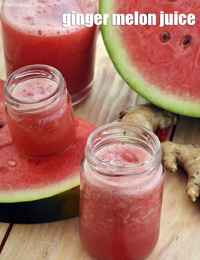 ginger melon juice recipe | watermelon lemon ginger juice | healthyÂ ginger melon juice |