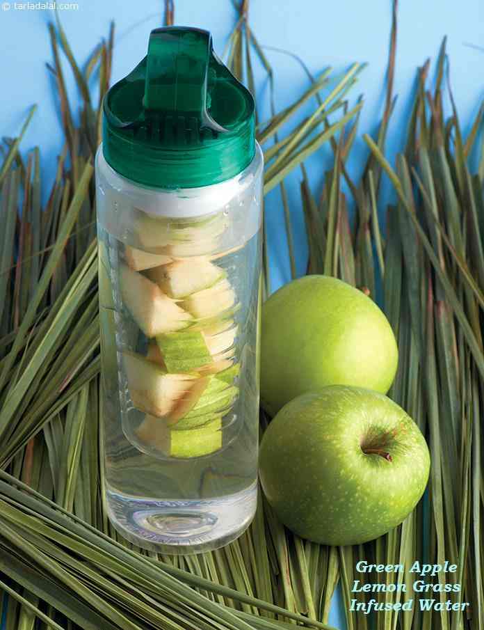 Green Apple Lemon Grass Infused Water recipe