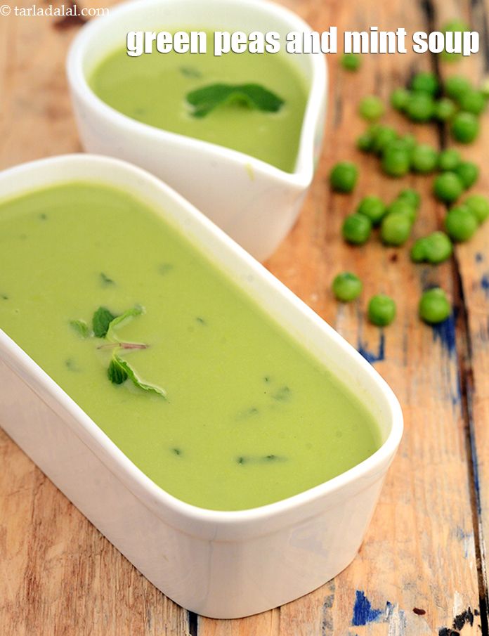 green peas and mint soup recipe | Indian matar pudina soup | healthy mint green peas soup |