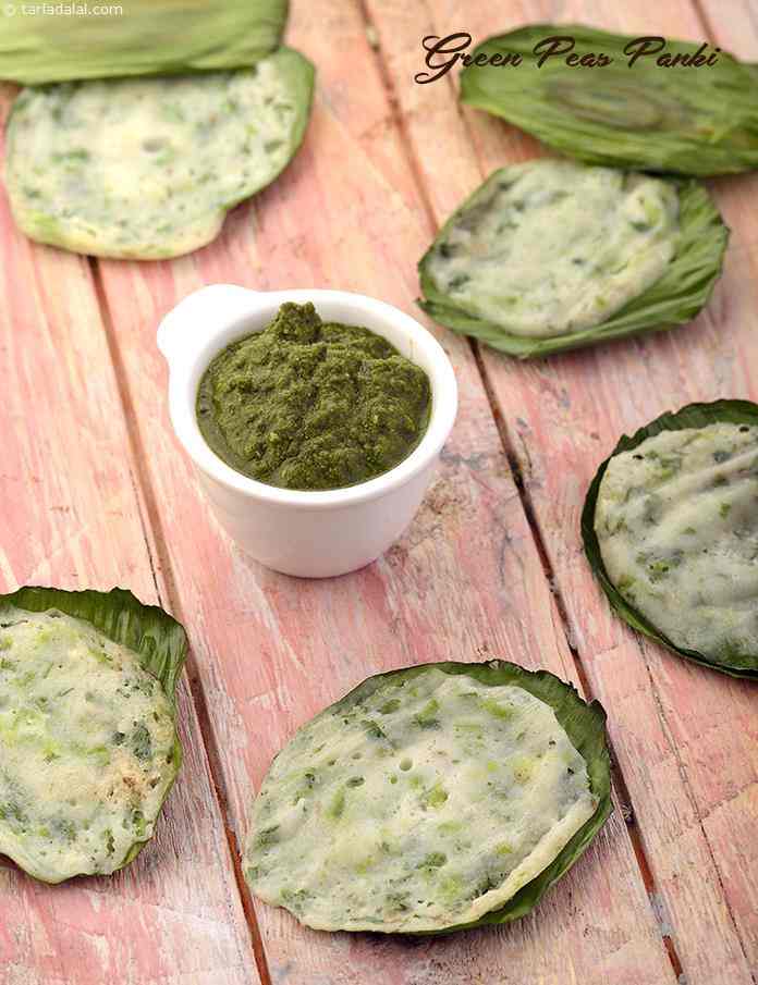 Green Peas Panki recipe