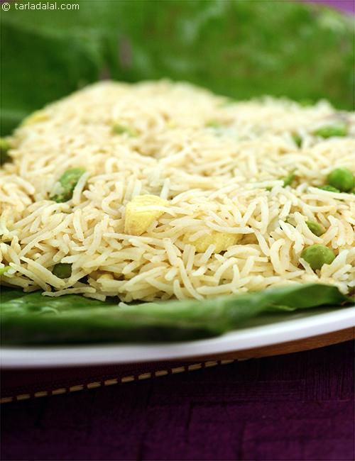 Babycorn and Mushroom Curry Rice recipe, Thai Recipes