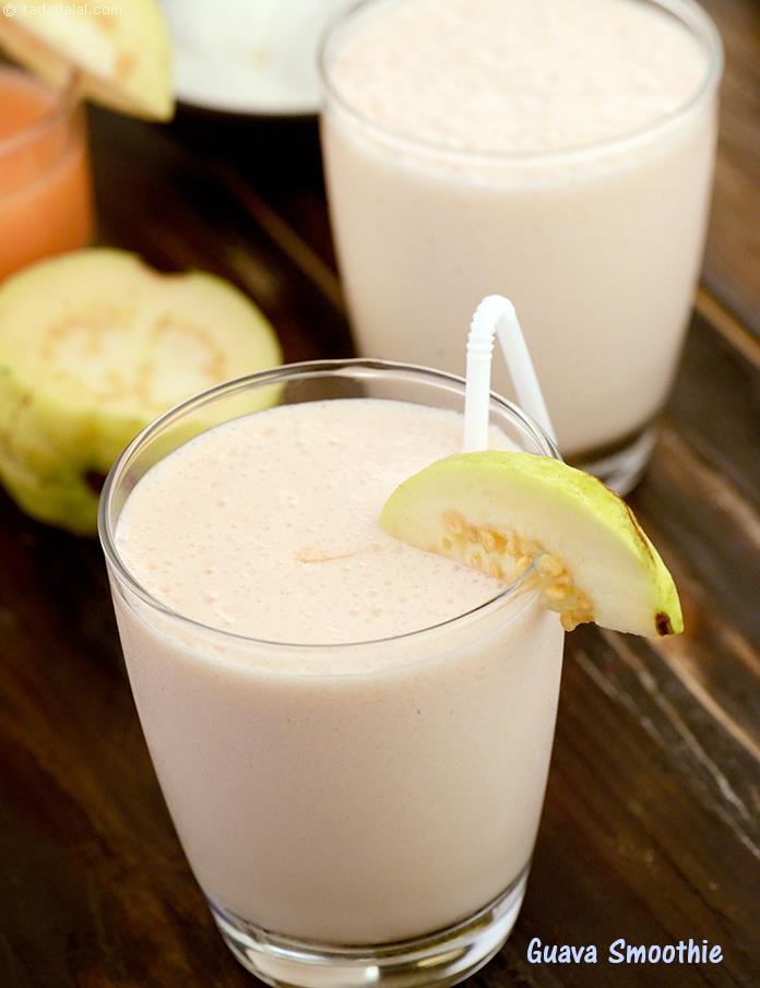 guava smoothie recipe | Indian style guava smoothie | guava smoothie in a blender | guava smoothie with ice cream - best summer drink | guava milkshake |