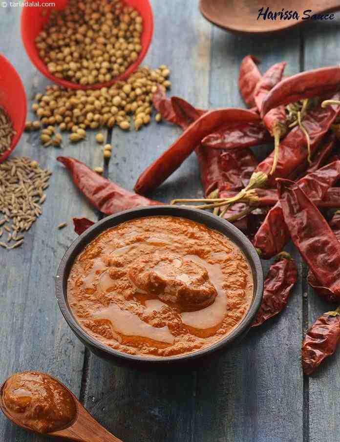 Harissa Sauce, Spicy Red Chilli Sauce recipe