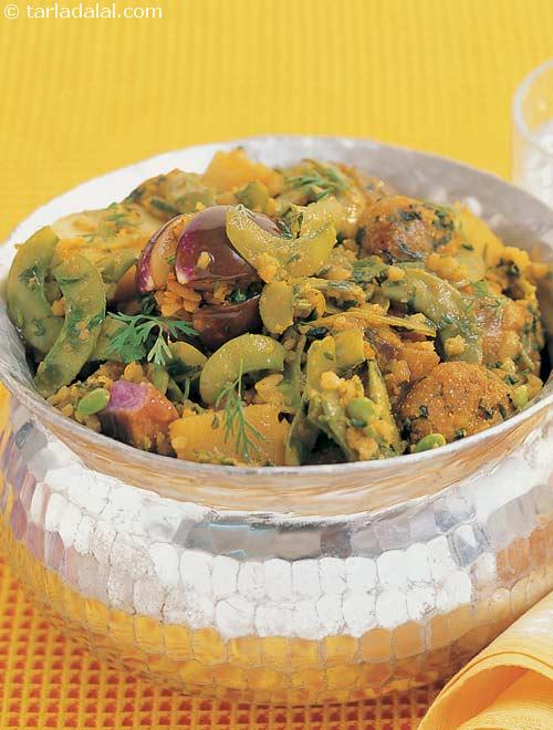 Healthy Oondhiya, Healthy Diabetic Recipe