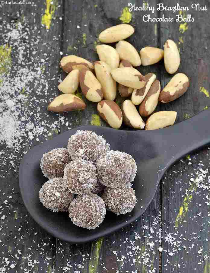 Healthy Brazilian Nut Chocolate Balls recipe, Brazilian Nut Energy Balls Recipe