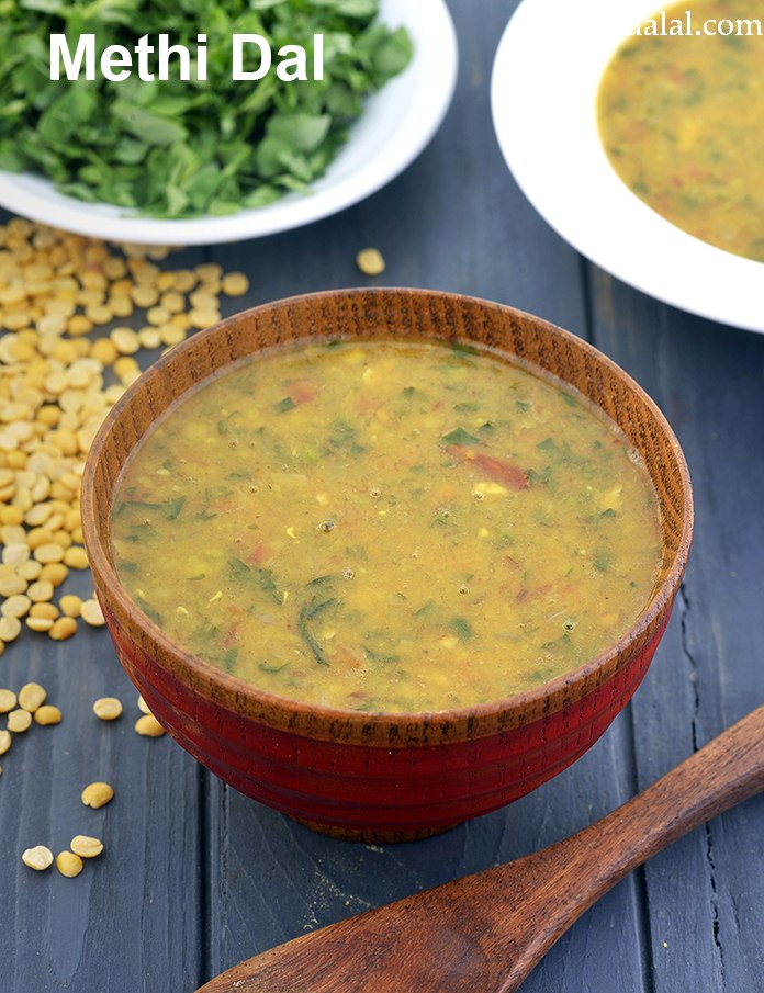 methi dal recipe | methi toovar dal | toor dal with fresh fenugreek |