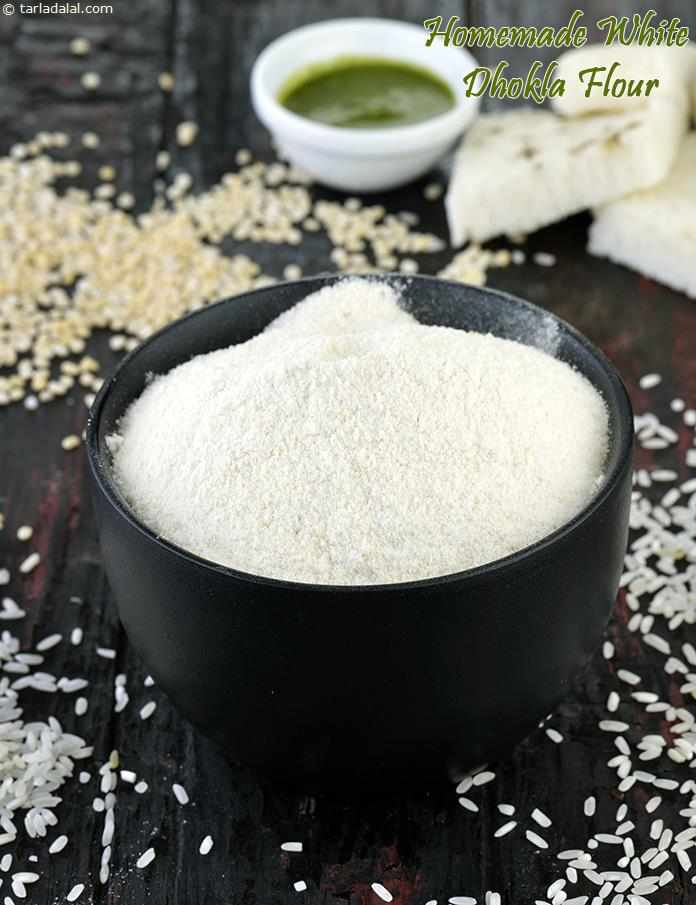 Homemade White Dhokla Flour recipe