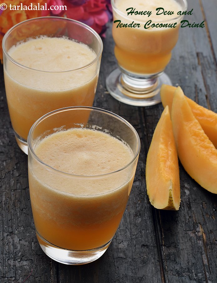 Honeydew and Tender Coconut Drink recipe