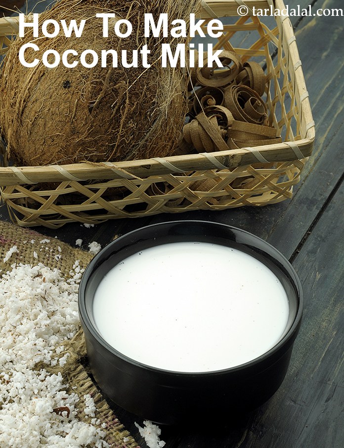 how to make coconut milk | Indian style homemade coconut milk | healthy coconut milk | 