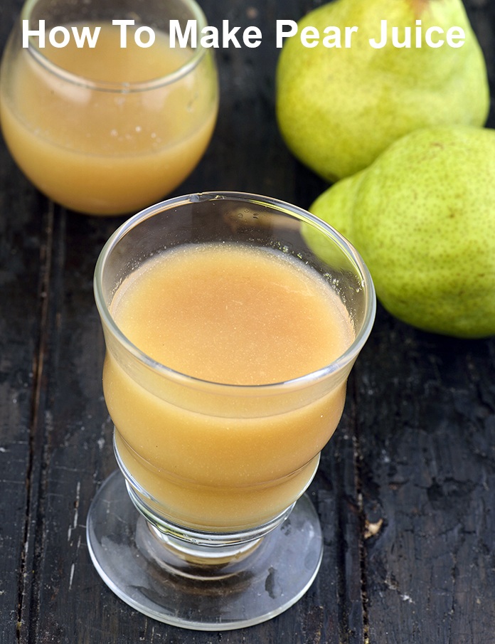 how to make pear juice recipe | fresh pear juice |