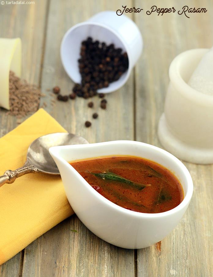 Jeera- Pepper Rasam, Milagu Rasam Recipe