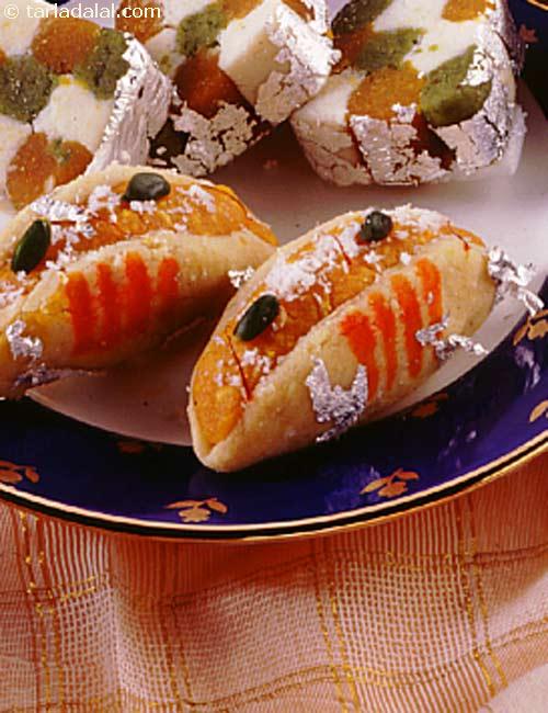 Kaju Badam Tacos recipe, Mithai Recipes