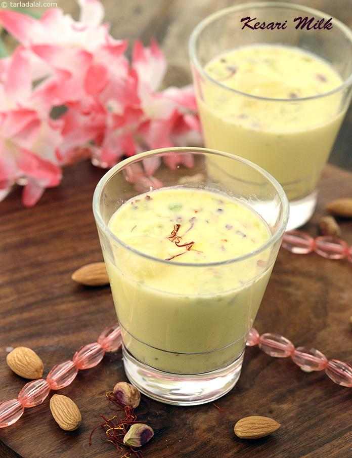 Kesar Milk recipe, Kesar Doodh recipe, Calcium Rich