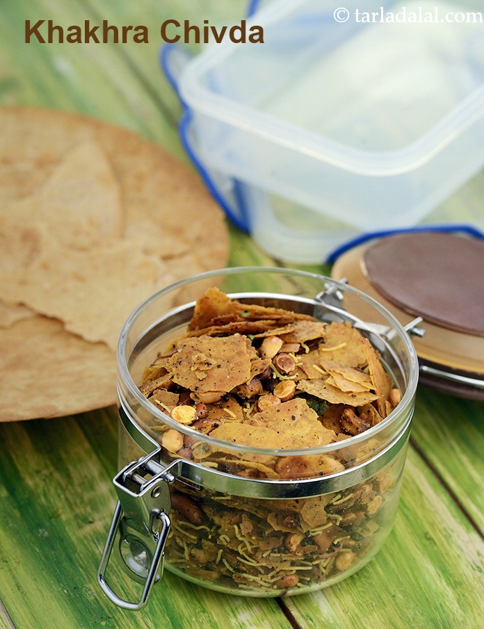 khakhra chivda | instant khakhra chivda | khakhra chivda for tiffin|
