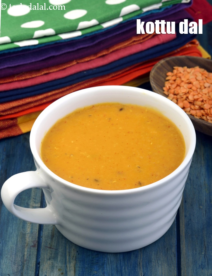 kottu dal recipe | Sri Lankan dal curry | Indian masoor dal with coconut milk |