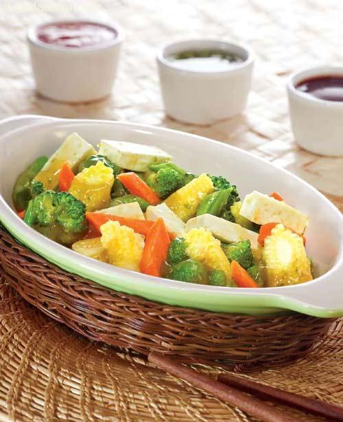 Lemon Grass Spicy Vegetables, Healthy Diabetic Recipe