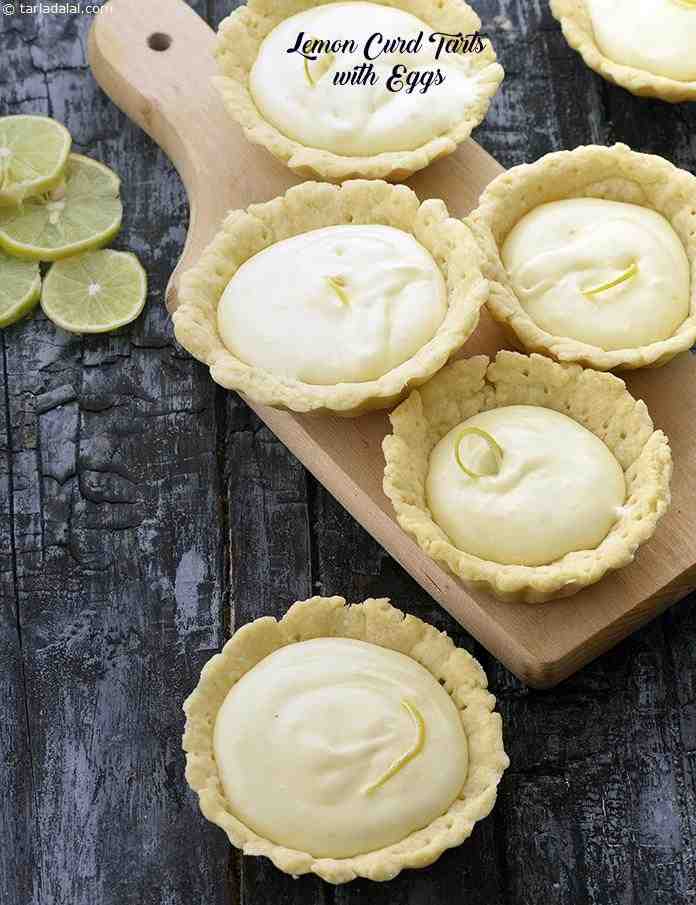 Lemon Curd Tarts with Eggs