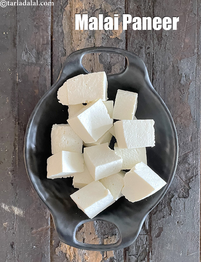 malai paneer recipe | homemade malai paneer | soft malai paneer |