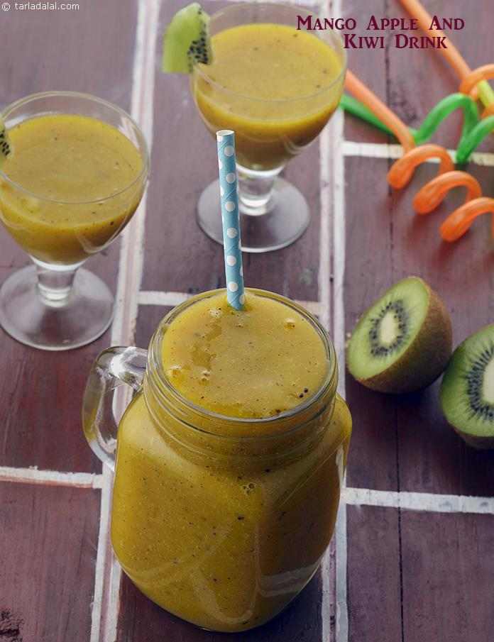 Mango Apple and Kiwi Drink recipe