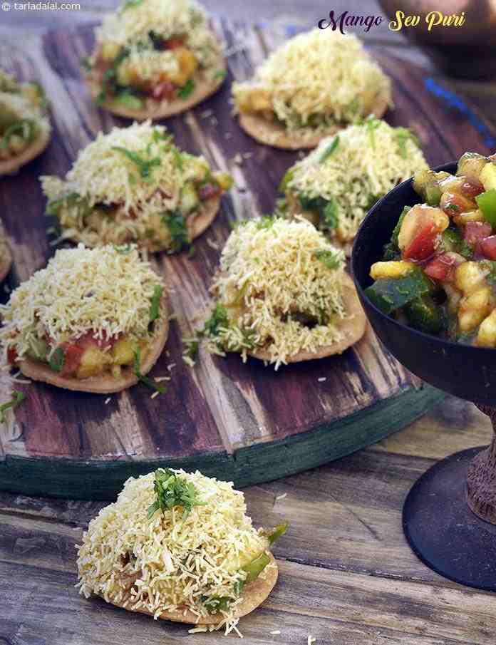 Mango Sev Puri recipe