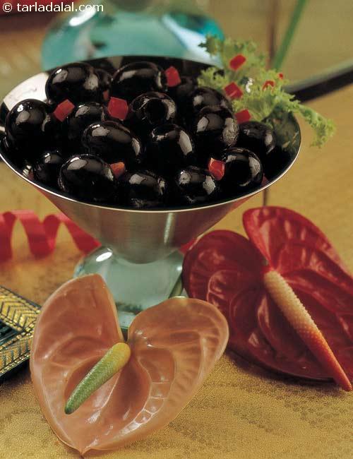 Marinated Black Olives