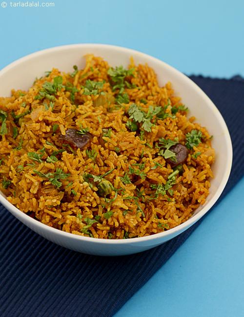 Masala Bhaat ( Microwave Recipe ), Indian Microwave Recipes