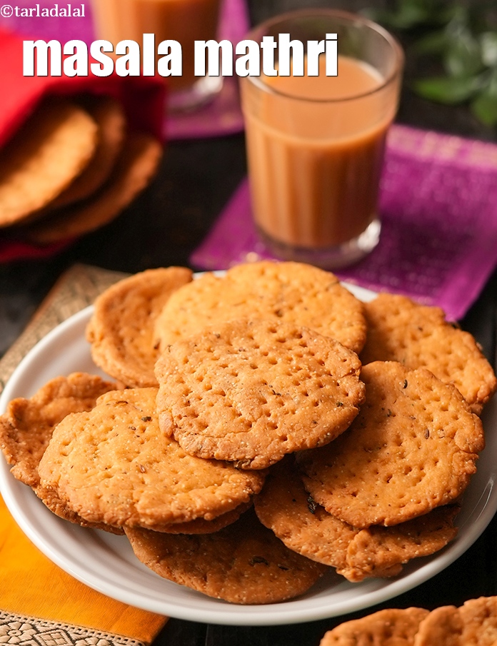 masala mathri recipe | crispy mathri | mathri - Diwali jar snack | khasta mathri |