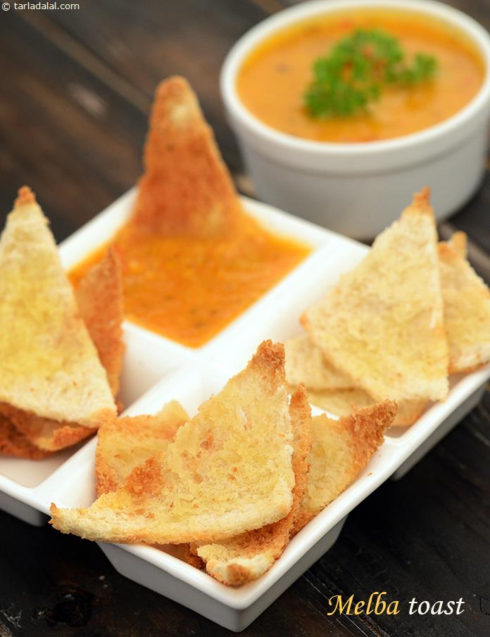 मेल्बा टोस्ट रेसिपी, Melba Toast Recipe In Hindi
