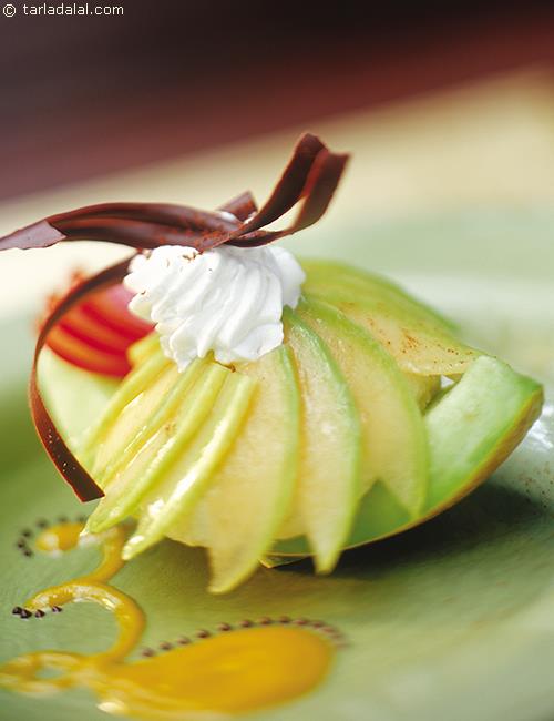 Quick Eggless Melon Mousse recipe, Gold Membership for Indian residents