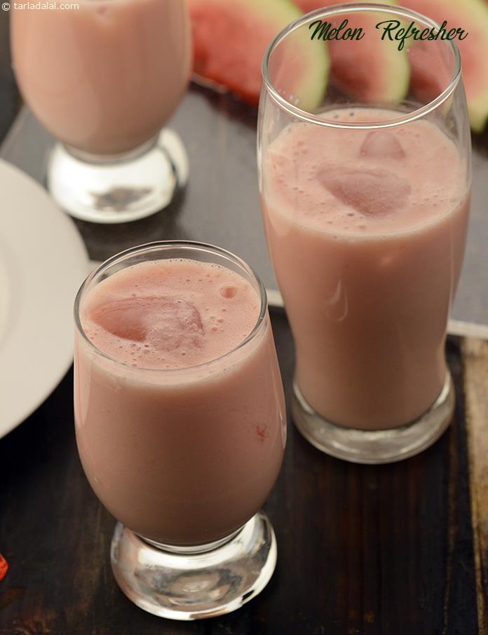 melon and watermelon smoothie recipe | summer melon smoothie |