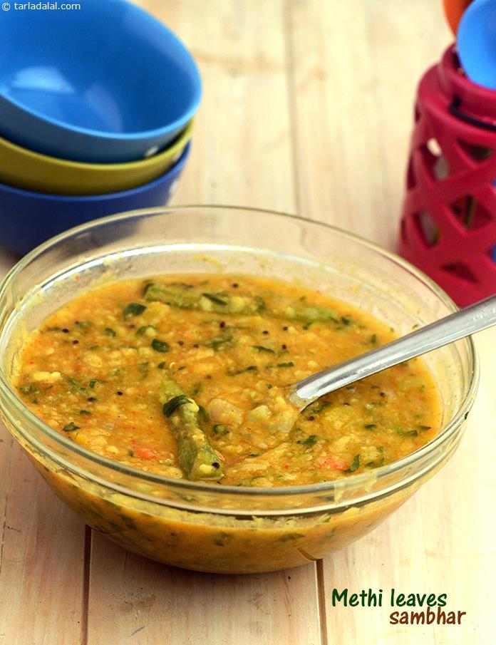 मेथी लीव्स् साम्भर