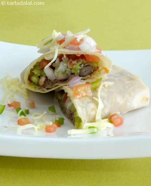 Mexican Bean Fajita ( Mexican Cookbook) recipe, Mexican Recipes