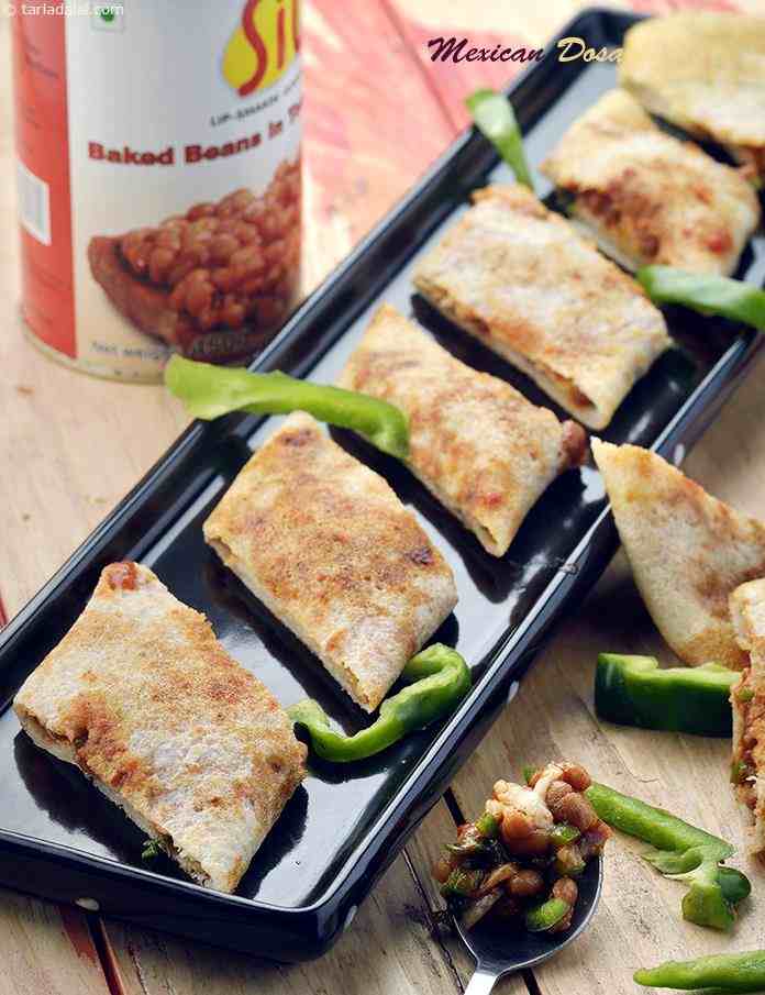 Mexican dosa recipe | cheese Mexican dosa | Indian style Mexican dosa