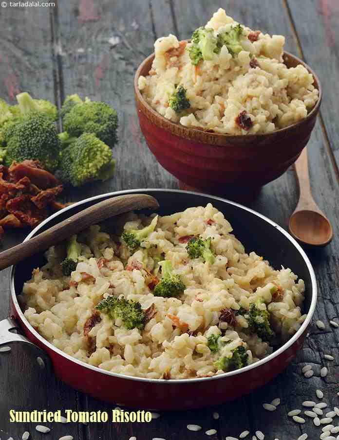 Sundried Tomato Risotto recipe, Italian Recipes